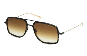 Matte Black - Dark Tortoise - White Gold