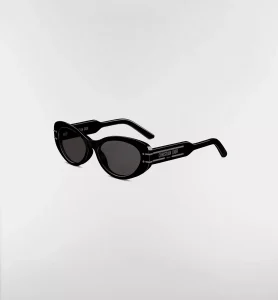 Black Oval Sunglasses