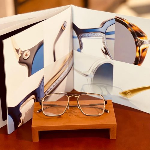 masunaga eyeglass with book